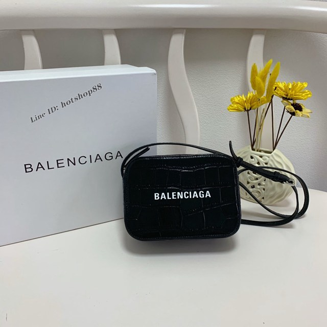 Balenciaga專櫃男女款巴黎世家Everyday Camera Mini熱賣相機包手提版斜挎小包 fyj1924